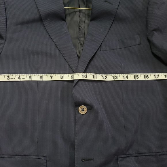 Dark Navy pinstripe 2-pc suit set Diego Raineri - Picture 2 of 8